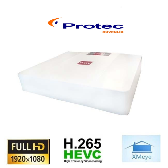 4 Kanal H265 DVR Kayıt Cihazı 
